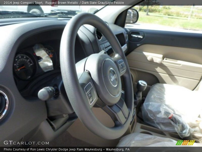 Rugged Brown Metallic / Dark Slate Gray/Light Pebble 2014 Jeep Compass Sport