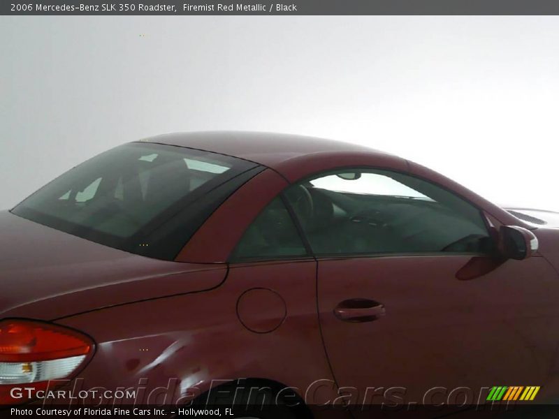 Firemist Red Metallic / Black 2006 Mercedes-Benz SLK 350 Roadster