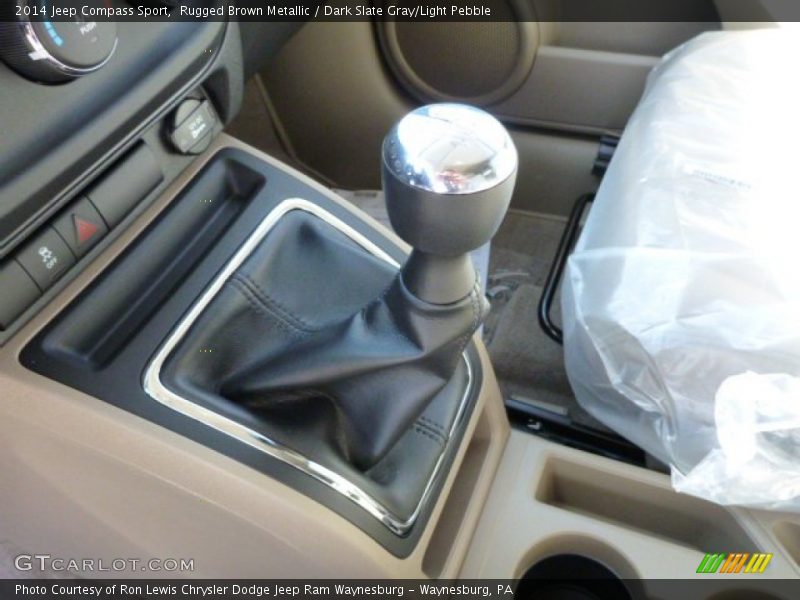 Rugged Brown Metallic / Dark Slate Gray/Light Pebble 2014 Jeep Compass Sport