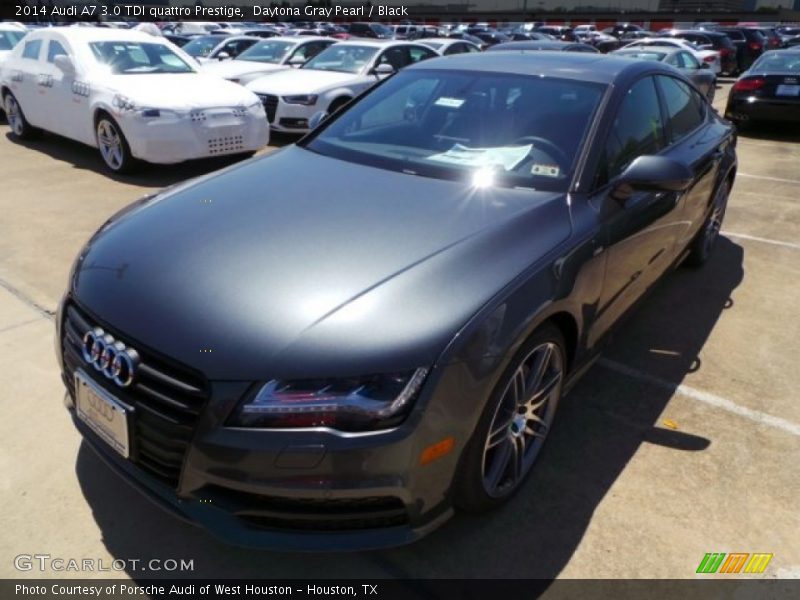 Daytona Gray Pearl / Black 2014 Audi A7 3.0 TDI quattro Prestige