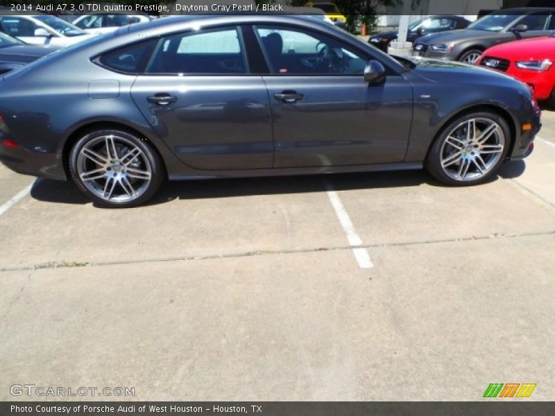 Daytona Gray Pearl / Black 2014 Audi A7 3.0 TDI quattro Prestige
