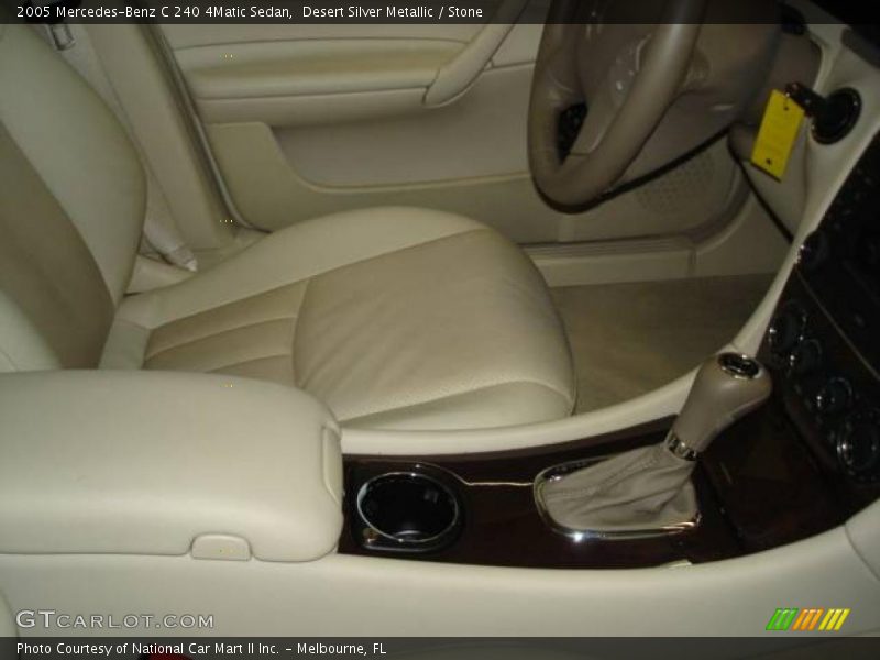 Desert Silver Metallic / Stone 2005 Mercedes-Benz C 240 4Matic Sedan