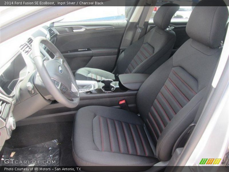 Ingot Silver / Charcoal Black 2014 Ford Fusion SE EcoBoost