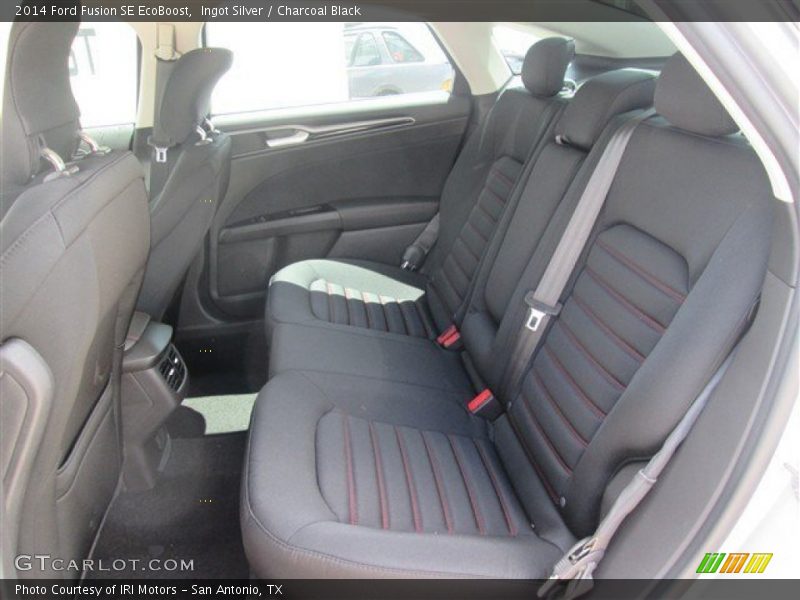 Ingot Silver / Charcoal Black 2014 Ford Fusion SE EcoBoost
