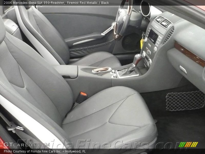 Firemist Red Metallic / Black 2006 Mercedes-Benz SLK 350 Roadster