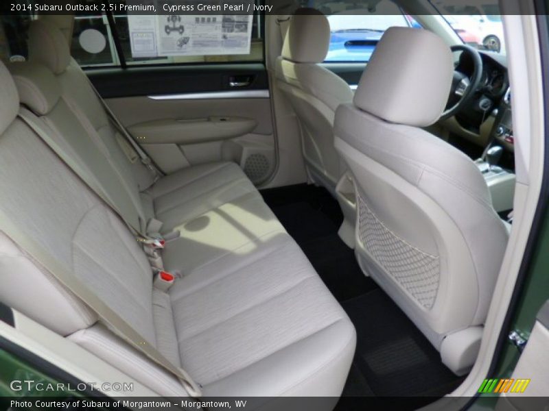 Cypress Green Pearl / Ivory 2014 Subaru Outback 2.5i Premium