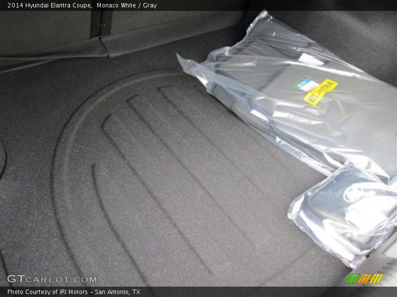 Monaco White / Gray 2014 Hyundai Elantra Coupe