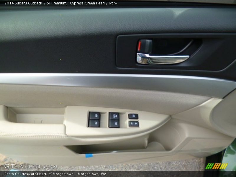 Cypress Green Pearl / Ivory 2014 Subaru Outback 2.5i Premium