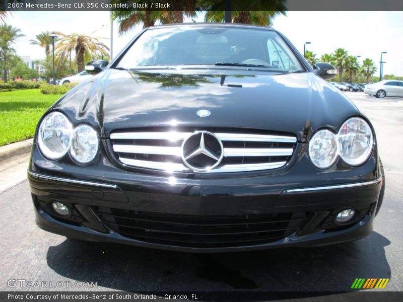 Black / Black 2007 Mercedes-Benz CLK 350 Cabriolet