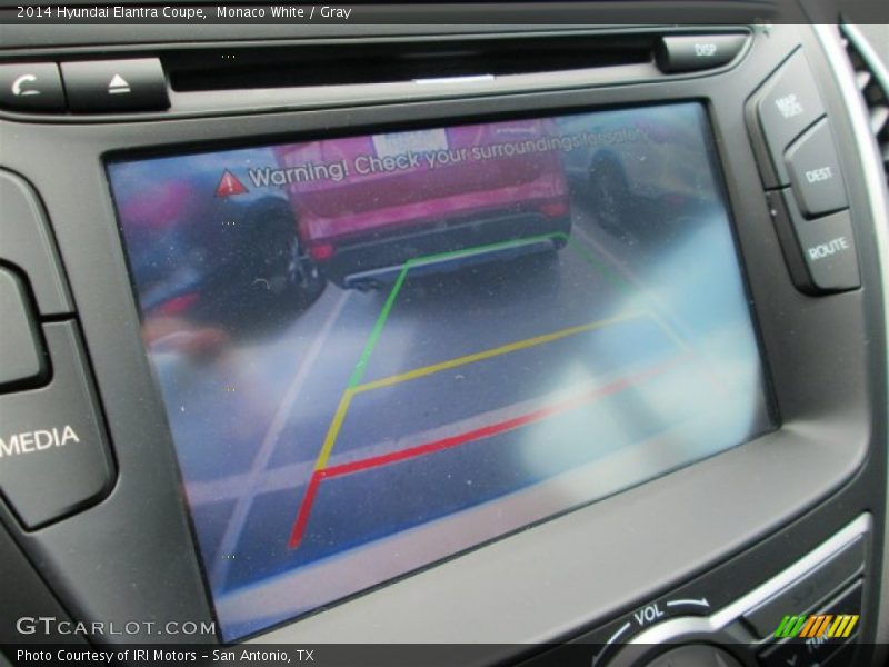Monaco White / Gray 2014 Hyundai Elantra Coupe