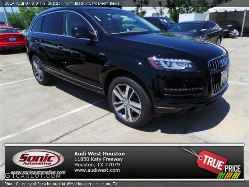 Night Black / Cardamom Beige 2014 Audi Q7 3.0 TFSI quattro