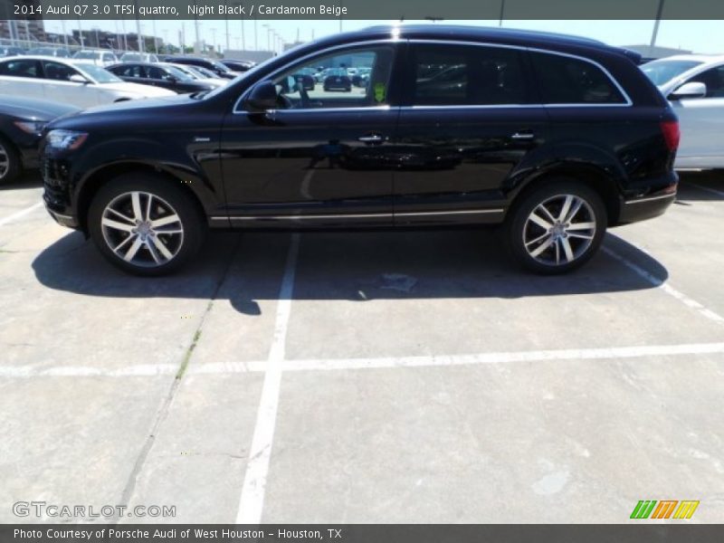 Night Black / Cardamom Beige 2014 Audi Q7 3.0 TFSI quattro