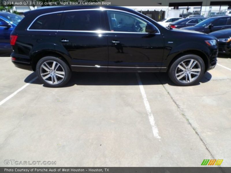 Night Black / Cardamom Beige 2014 Audi Q7 3.0 TFSI quattro
