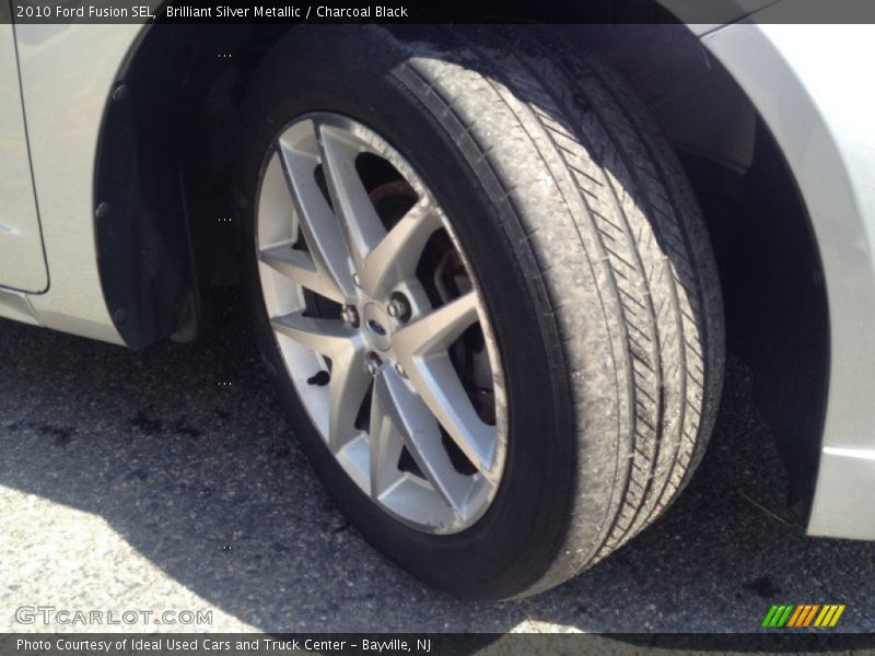 Brilliant Silver Metallic / Charcoal Black 2010 Ford Fusion SEL