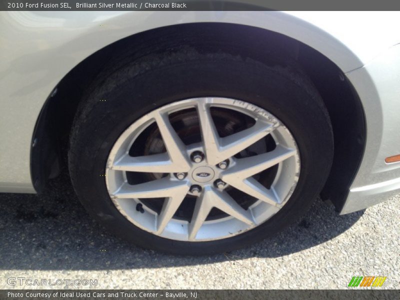 Brilliant Silver Metallic / Charcoal Black 2010 Ford Fusion SEL