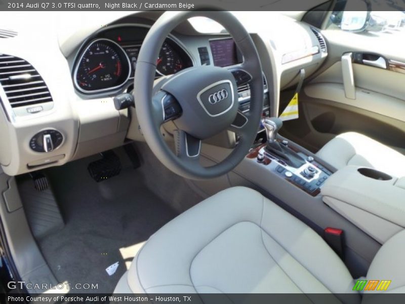 Night Black / Cardamom Beige 2014 Audi Q7 3.0 TFSI quattro