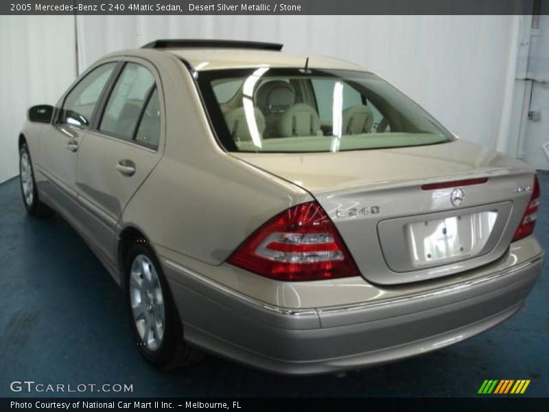 Desert Silver Metallic / Stone 2005 Mercedes-Benz C 240 4Matic Sedan
