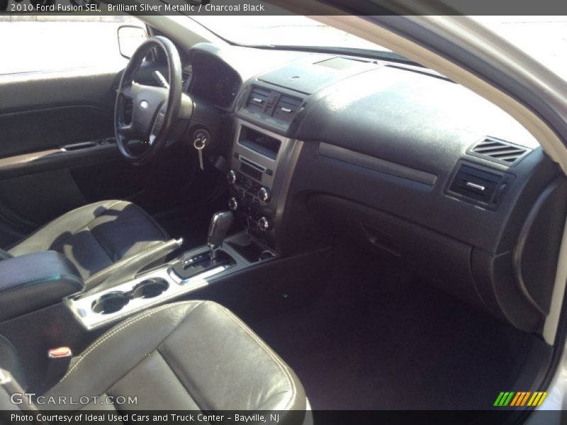 Brilliant Silver Metallic / Charcoal Black 2010 Ford Fusion SEL