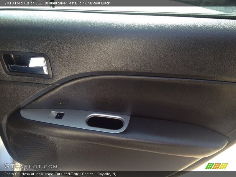 Brilliant Silver Metallic / Charcoal Black 2010 Ford Fusion SEL