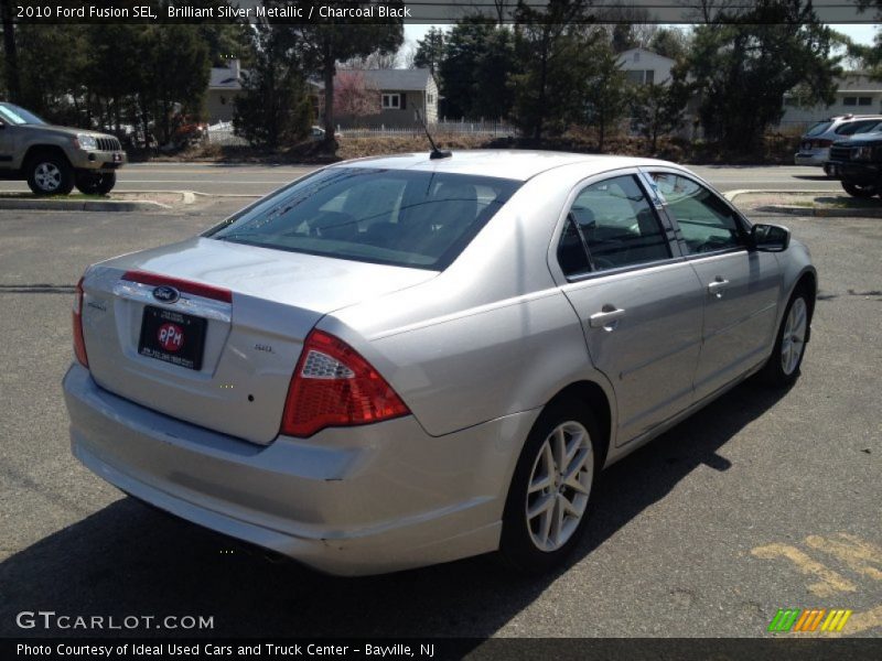Brilliant Silver Metallic / Charcoal Black 2010 Ford Fusion SEL