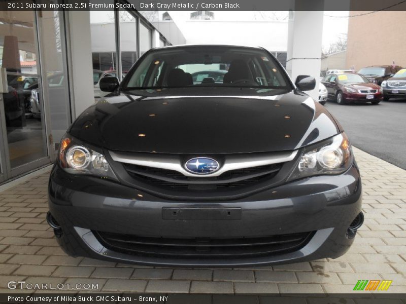 Dark Gray Metallic / Carbon Black 2011 Subaru Impreza 2.5i Premium Sedan