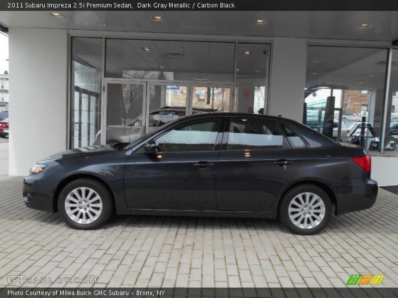 Dark Gray Metallic / Carbon Black 2011 Subaru Impreza 2.5i Premium Sedan