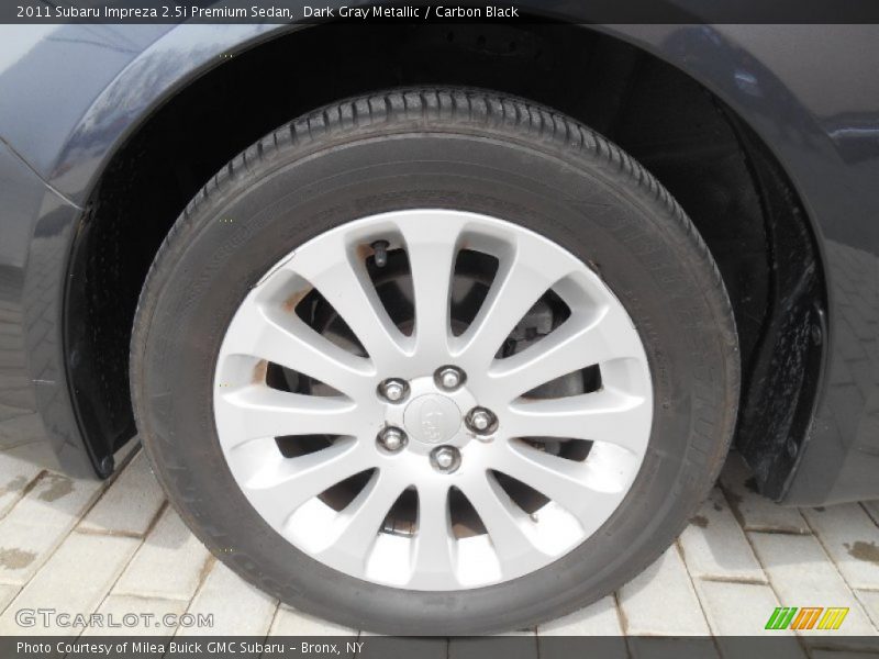 Dark Gray Metallic / Carbon Black 2011 Subaru Impreza 2.5i Premium Sedan