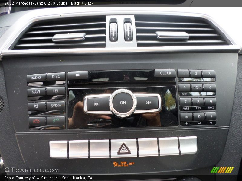 Black / Black 2012 Mercedes-Benz C 250 Coupe