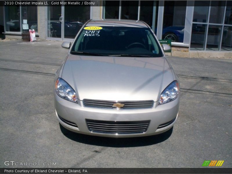 Gold Mist Metallic / Ebony 2010 Chevrolet Impala LS