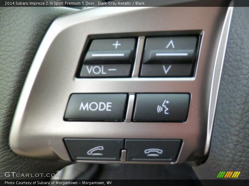 Dark Gray Metallic / Black 2014 Subaru Impreza 2.0i Sport Premium 5 Door