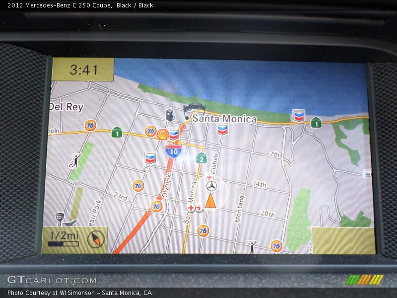 Black / Black 2012 Mercedes-Benz C 250 Coupe