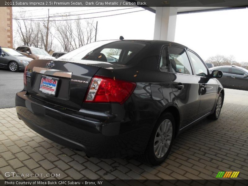 Dark Gray Metallic / Carbon Black 2011 Subaru Impreza 2.5i Premium Sedan