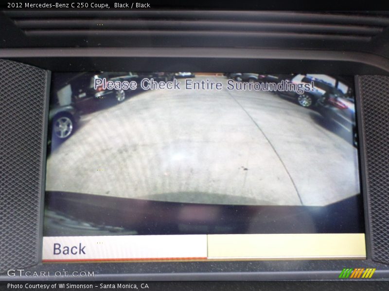 Black / Black 2012 Mercedes-Benz C 250 Coupe