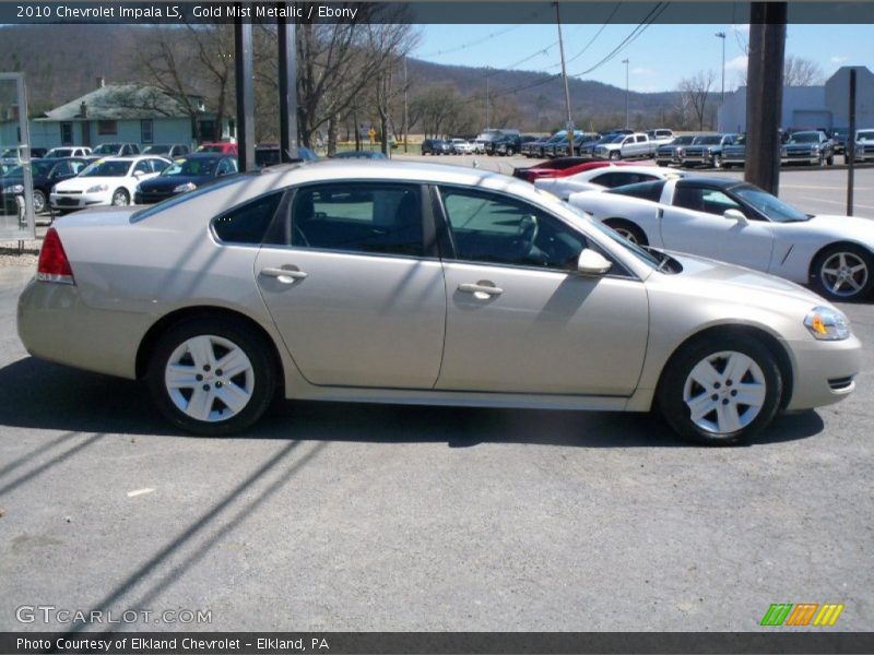 Gold Mist Metallic / Ebony 2010 Chevrolet Impala LS