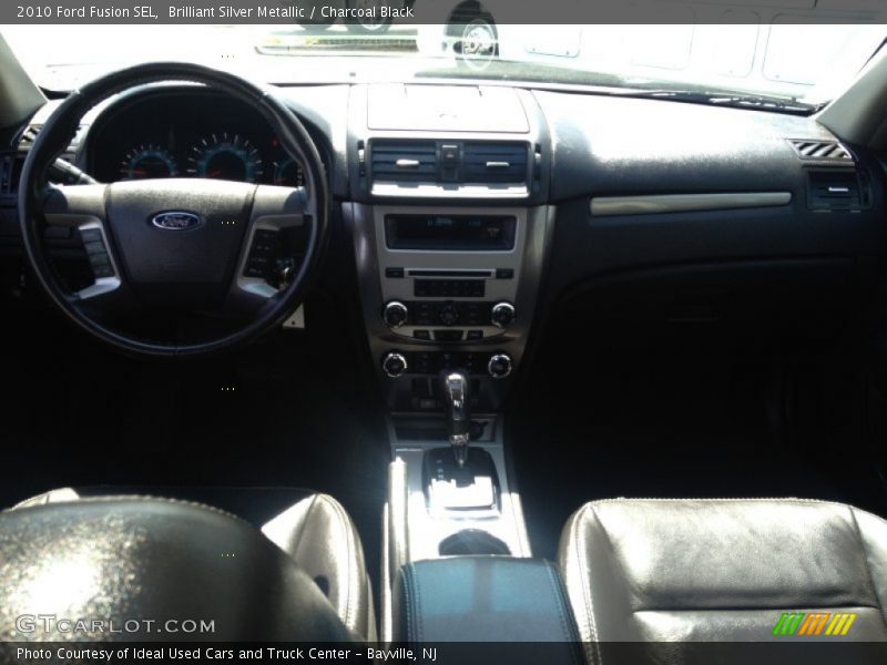 Brilliant Silver Metallic / Charcoal Black 2010 Ford Fusion SEL