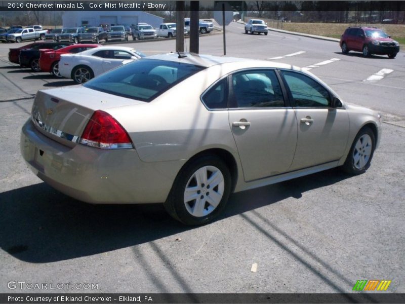 Gold Mist Metallic / Ebony 2010 Chevrolet Impala LS