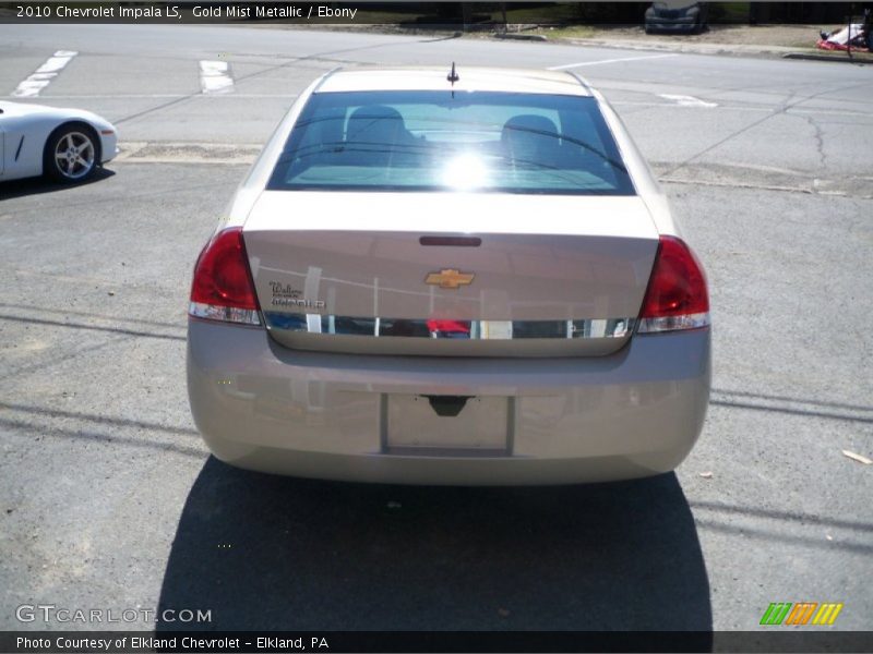 Gold Mist Metallic / Ebony 2010 Chevrolet Impala LS
