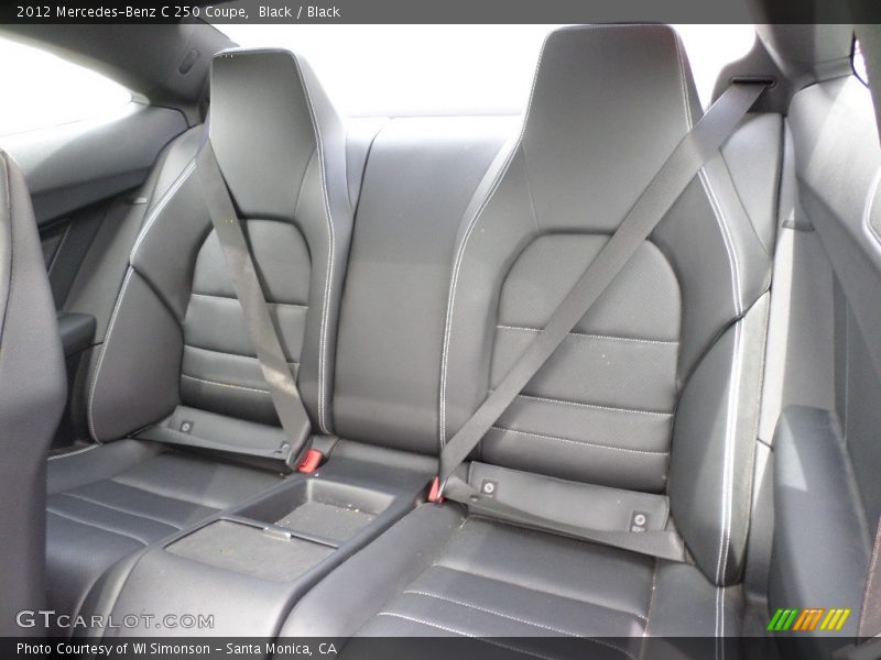 Black / Black 2012 Mercedes-Benz C 250 Coupe
