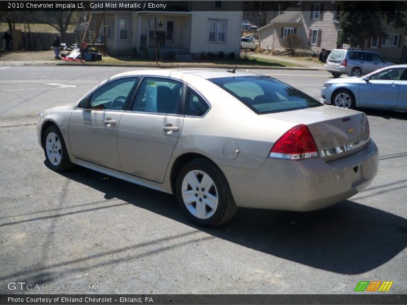 Gold Mist Metallic / Ebony 2010 Chevrolet Impala LS