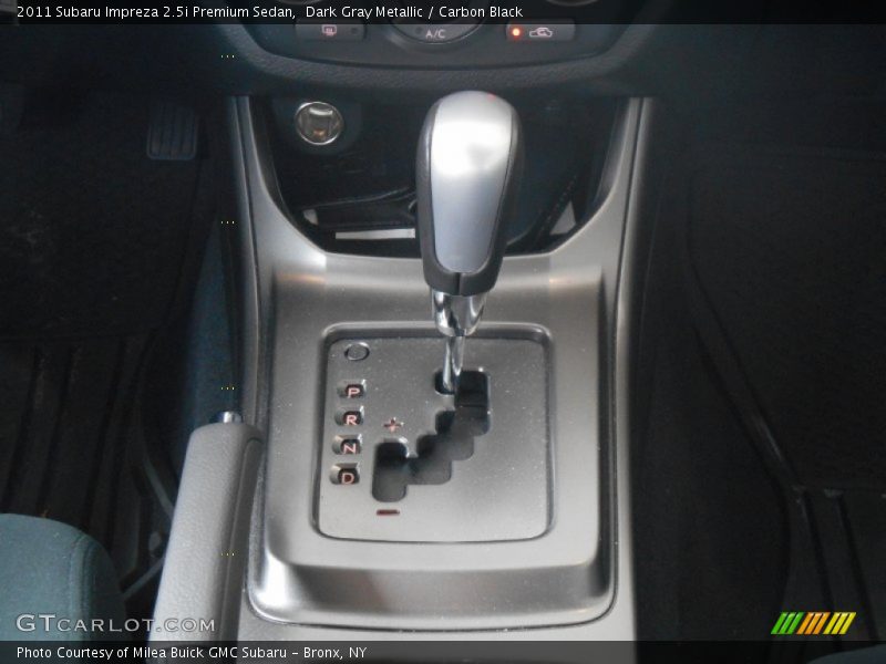 Dark Gray Metallic / Carbon Black 2011 Subaru Impreza 2.5i Premium Sedan