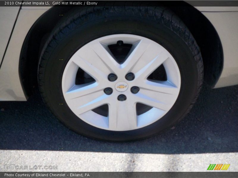 Gold Mist Metallic / Ebony 2010 Chevrolet Impala LS