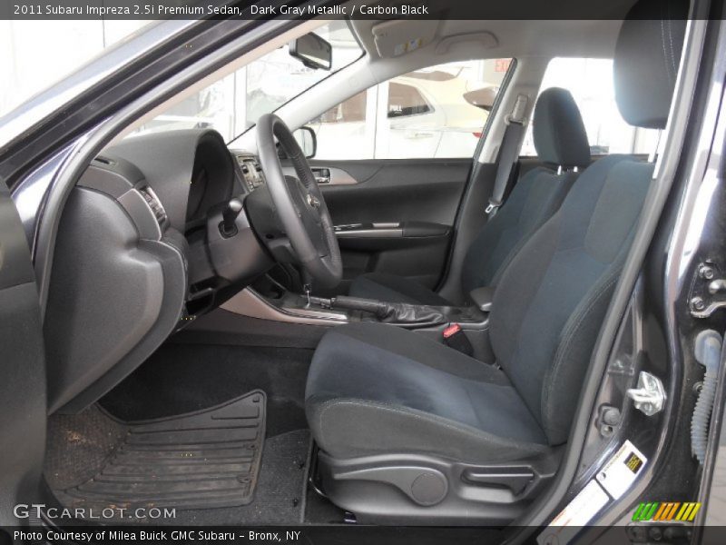 Dark Gray Metallic / Carbon Black 2011 Subaru Impreza 2.5i Premium Sedan