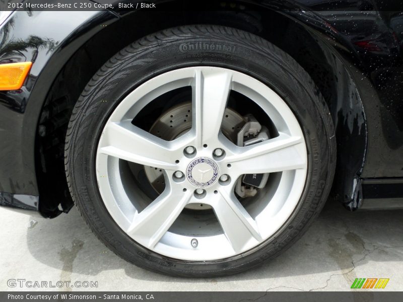 Black / Black 2012 Mercedes-Benz C 250 Coupe