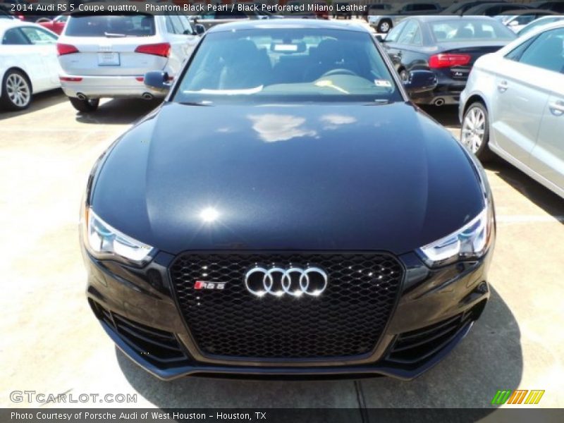 Phantom Black Pearl / Black Perforated Milano Leather 2014 Audi RS 5 Coupe quattro