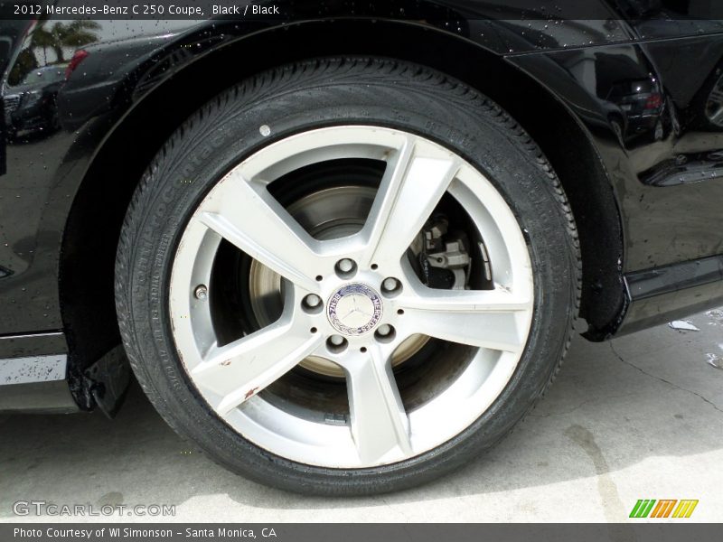 Black / Black 2012 Mercedes-Benz C 250 Coupe