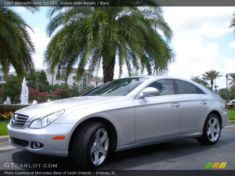 Iridium Silver Metallic / Black 2007 Mercedes-Benz CLS 550