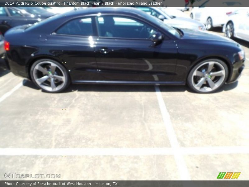 Phantom Black Pearl / Black Perforated Milano Leather 2014 Audi RS 5 Coupe quattro