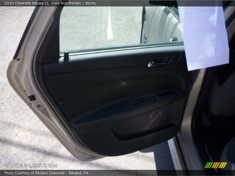 Gold Mist Metallic / Ebony 2010 Chevrolet Impala LS