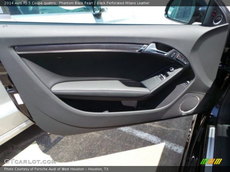 Phantom Black Pearl / Black Perforated Milano Leather 2014 Audi RS 5 Coupe quattro