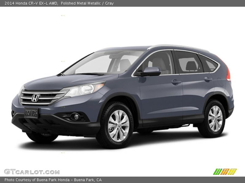 Polished Metal Metallic / Gray 2014 Honda CR-V EX-L AWD